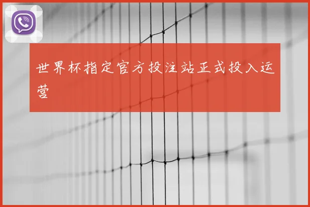 世界杯指定官方投注站正式投入运营